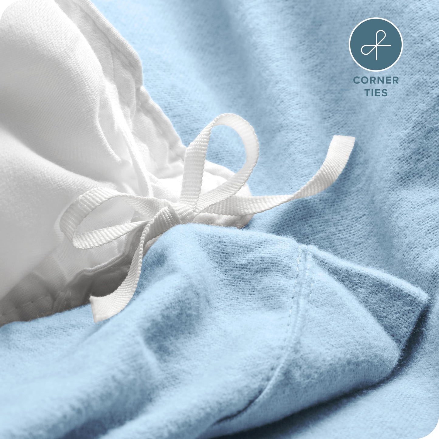 Bare Home Flannel Duvet Cover Set - Full/Queen - 100% Cotton, Velvety Soft Heavyweight Premium Flannel, Double Brushed