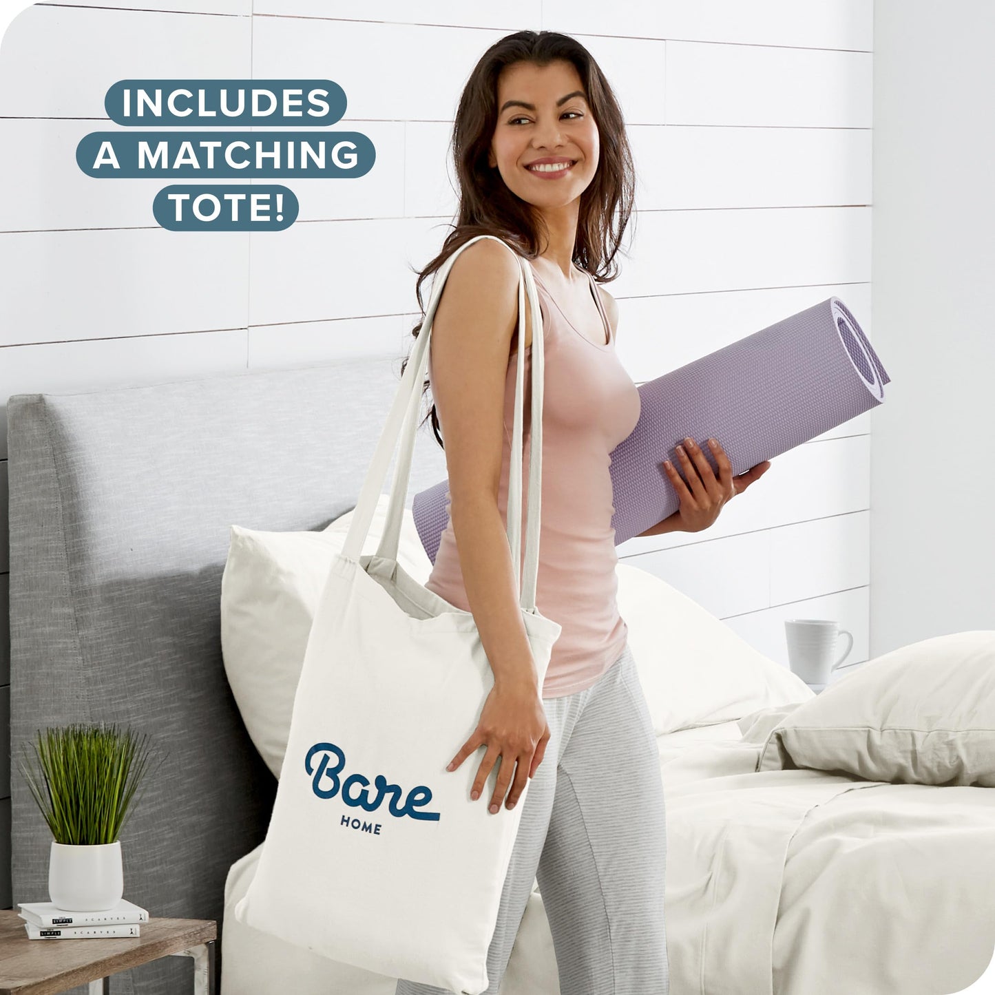 Bare Home Flannel Duvet Cover Set - Full/Queen - 100% Cotton, Velvety Soft Heavyweight Premium Flannel, Double Brushed