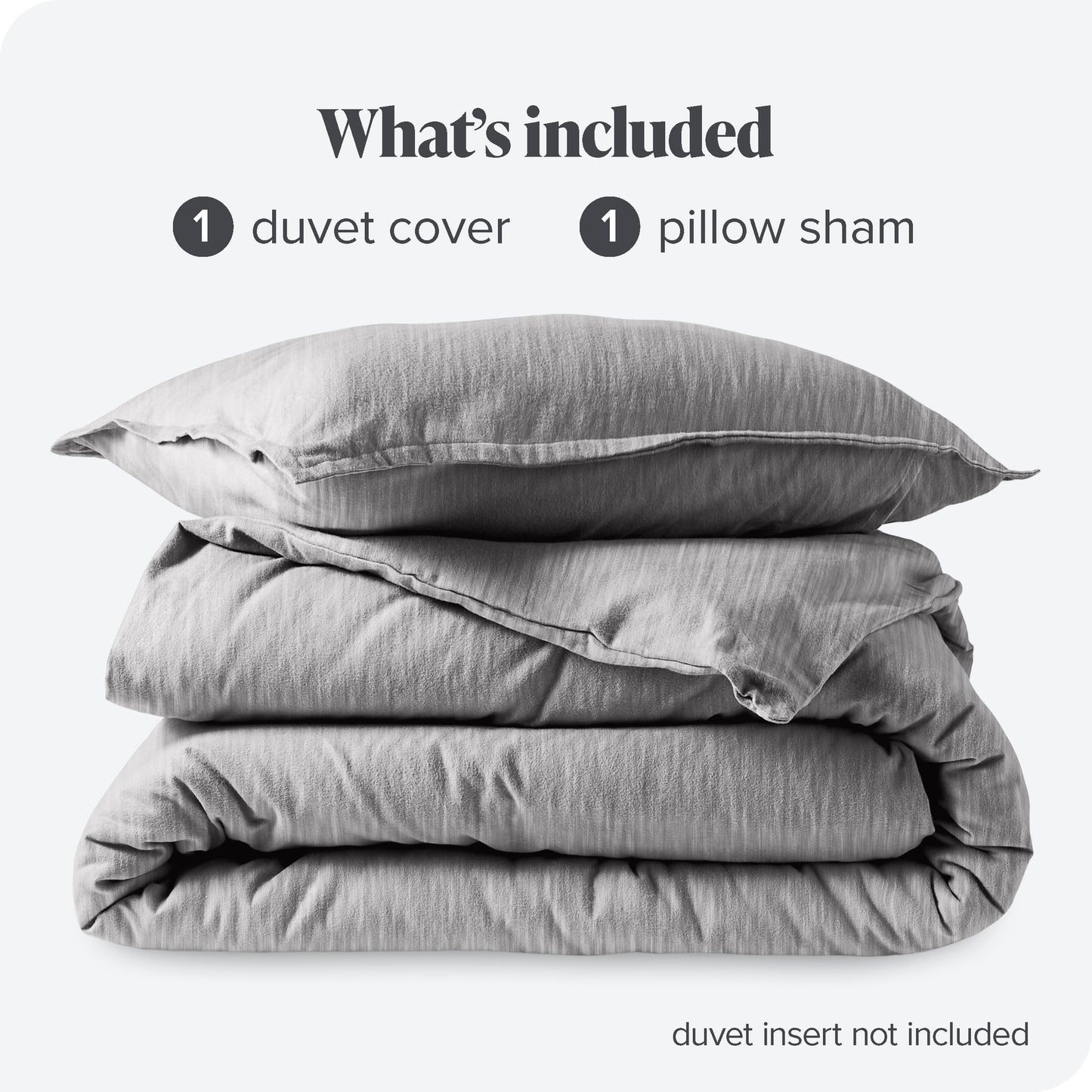 Bare Home Flannel Duvet Cover Set - Full/Queen - 100% Cotton, Velvety Soft Heavyweight Premium Flannel, Double Brushed
