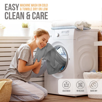 Queen Sheet Set - Luxury Hotel Bed Sheets - Soft Cooling Sheets with Elastic Corner Straps - Deep Pockets Microfiber Bedsheet 4 Piece