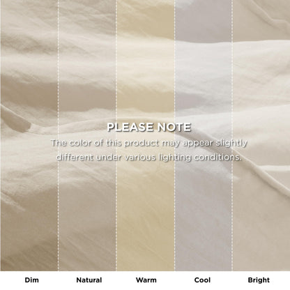 Bedsure Beige Queen Comforter Set - 4 Pieces Pinch Pleat Bed Set, Down Alternative Bedding Sets for All Season, 1 Comforter, 2 Pillowcases, 1 Decorative Pillow