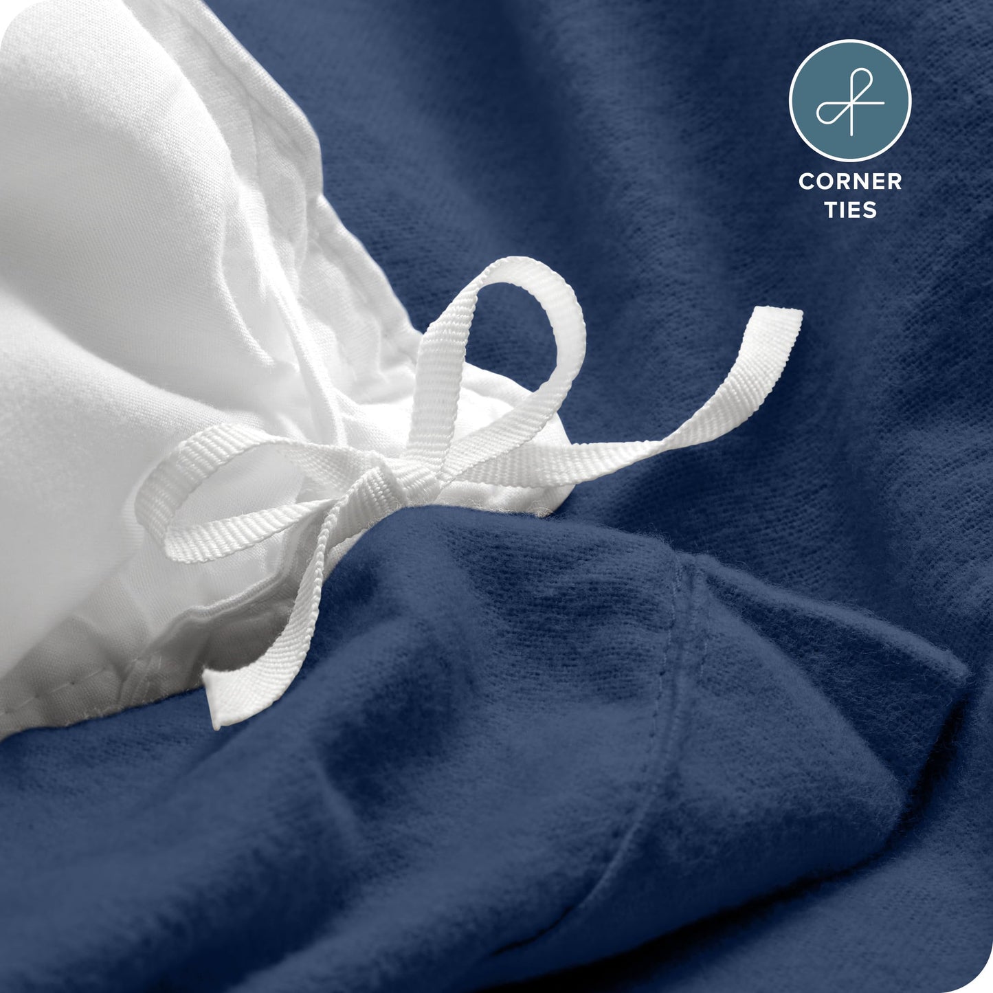 Bare Home Flannel Duvet Cover Set - Full/Queen - 100% Cotton, Velvety Soft Heavyweight Premium Flannel, Double Brushed