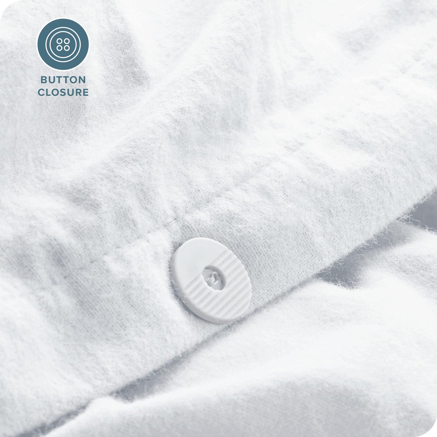 Bare Home Flannel Duvet Cover Set - Full/Queen - 100% Cotton, Velvety Soft Heavyweight Premium Flannel, Double Brushed