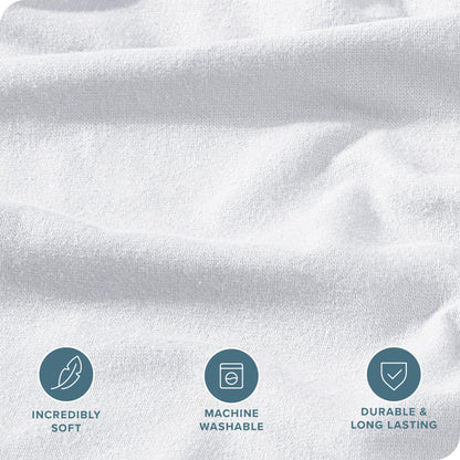 Bare Home Flannel Duvet Cover Set - Full/Queen - 100% Cotton, Velvety Soft Heavyweight Premium Flannel, Double Brushed