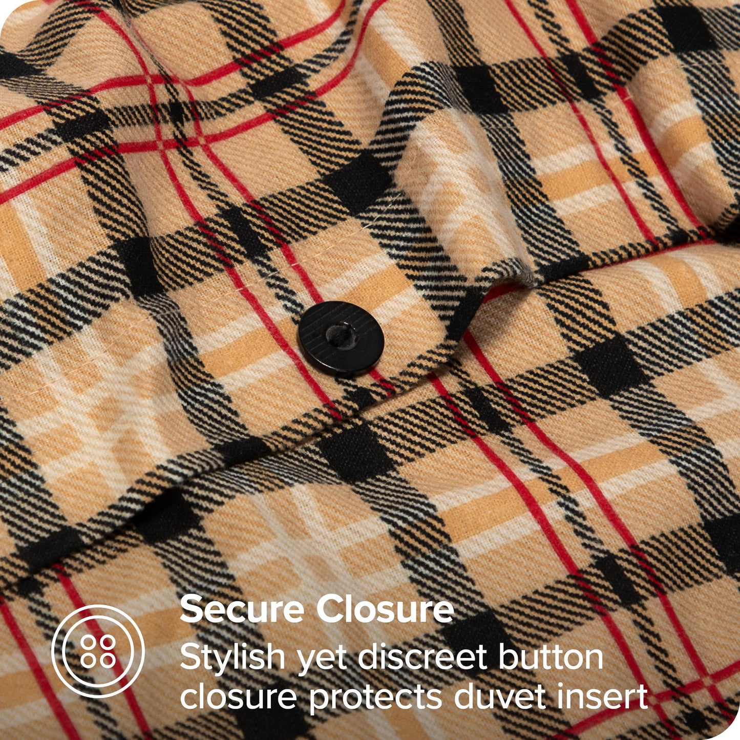 Bare Home Flannel Duvet Cover Set - Full/Queen - 100% Cotton, Velvety Soft Heavyweight Premium Flannel, Double Brushed