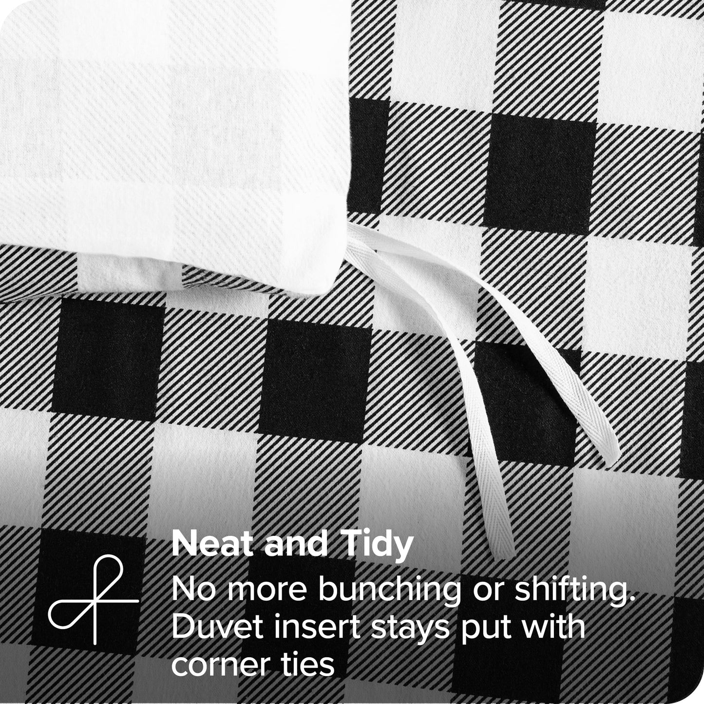 Bare Home Flannel Duvet Cover Set - Full/Queen - 100% Cotton, Velvety Soft Heavyweight Premium Flannel, Double Brushed